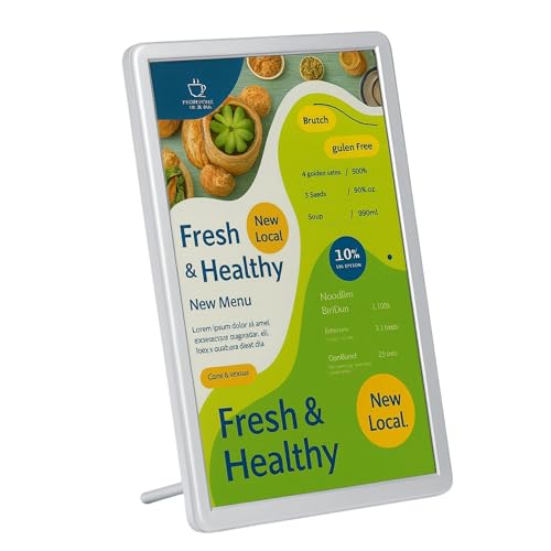 Image of QAILUX Led Light Frame for Advertising Super Thin Frame Board Display Inner Film Exchangable for Restaurant Cafe Beer Bar Shop (A5)