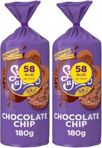 Snacks Bundle with Snacks a Jacks Jumbo Chocolate Chip Rice Cakes 180g (2 Pack)