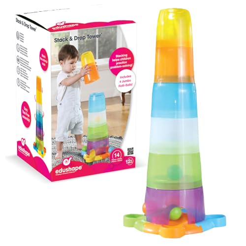 Image of Edushape Stack & Drop Tower, Multi