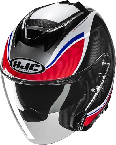 Casque jet HJC i31 Depe MC21 taille XS avec grand écran anti-vent et pare-soleil intégré