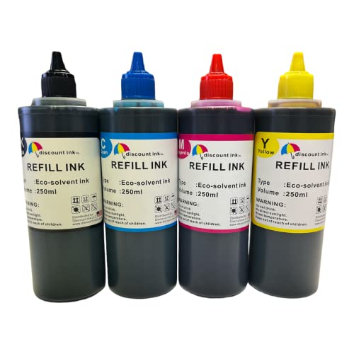 Inkpro Compatible Ink Bottle Replacement Water Based eco Solvent Ink wf7820 wf7840 wf7710 wf7720 et 15000 1000ml