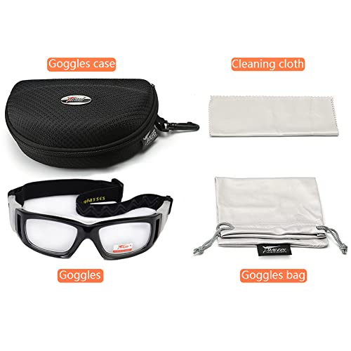 PELLOR Sports Goggles Eyewear Safety Protective Glasses for Soccer Basketball Motorcycle Outdoor Sports for Teen, 14 to 20 years
