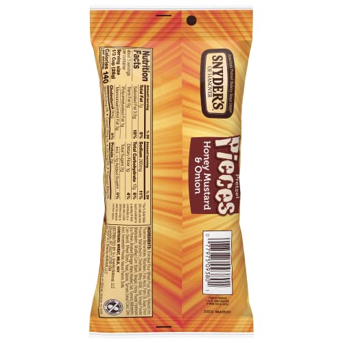 Image of Snyder's of Hanover Pretzel Pieces, Honey Mustard & Onion, 3.25 Oz, 6 Ct