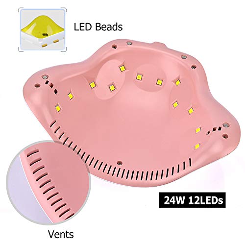Lampe LED sèche-ongles infrarouge avec écran LCD pour manucure gel