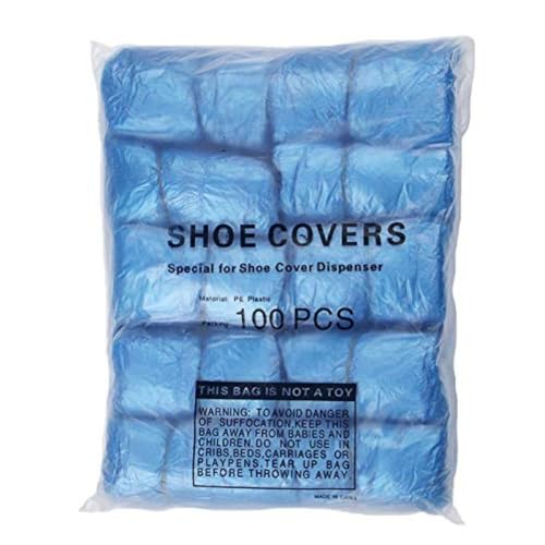 Image of Shoe Covers for Automatic Shoe Cover Machine | Pack of 100 | Durable, Disposable, and Hygienic | Ideal for Dental Clinics, Laboratories, and Medical Environments