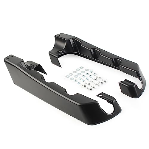Bacar Powersports Extensiones de Alforjas Endurecidas 4" para Harley Touring Road King 2014-2022, Negro Mate miniatura 1
