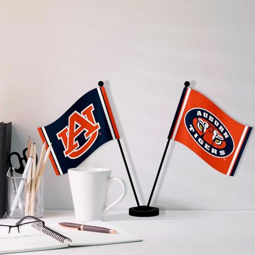 Drapeaux de bureau Auburn mini drapeau de table pour réception