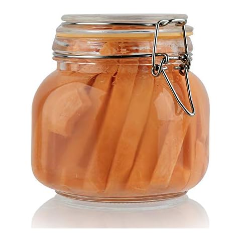 Galashield 24 oz Glass Storage Jar Cover