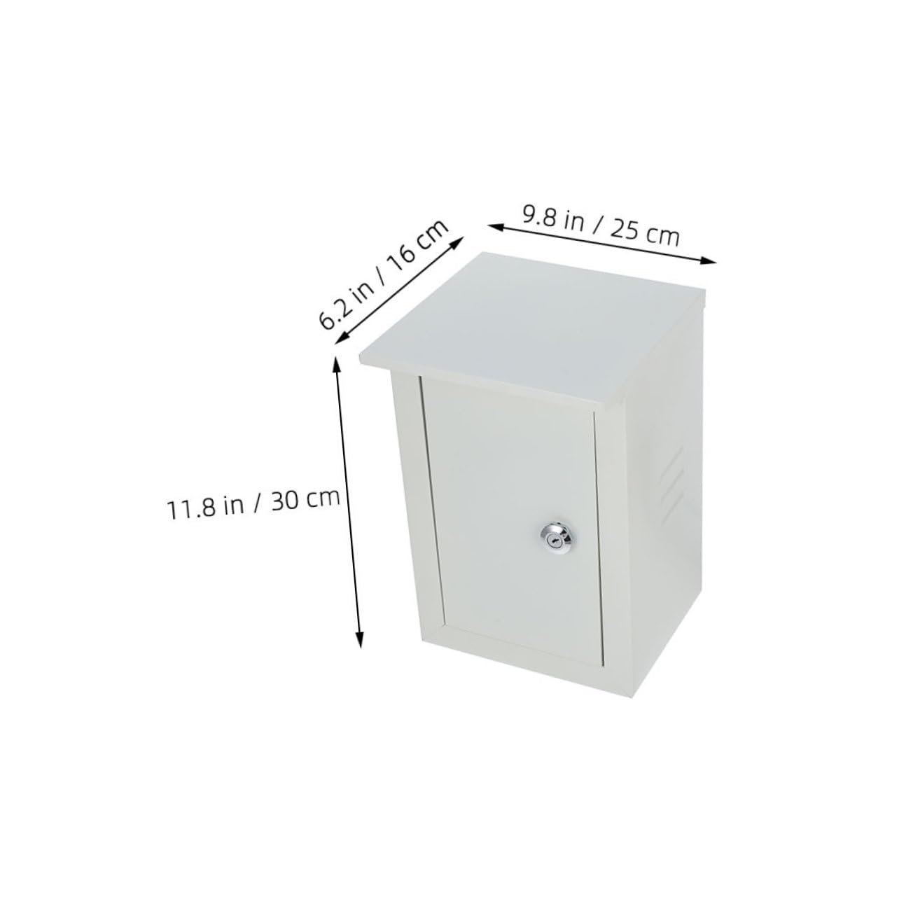 Caja Eléctrica Exterior de Aluminio Resistente y Estanca Montaje Mural para Protección contra Polvo y Agua Armario de Distribución de Energía para Exteriores Carcasa para Control