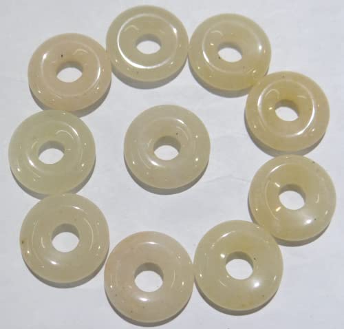 Pietre naturali turchesi da 18 mm, cristallo di quarzo occhio di tigre, gioielli fai da te, accessori per collane, 20 pezzi, come da immagine