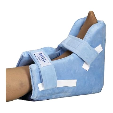 Skil-Care Heel Float Boot, Medium, 4" Wide - Zero Heel Pressure, Cooling Gel Pack, Cozy Cloth Inner Cover, Anti-Foot-Drop Construction, 503035 Cover