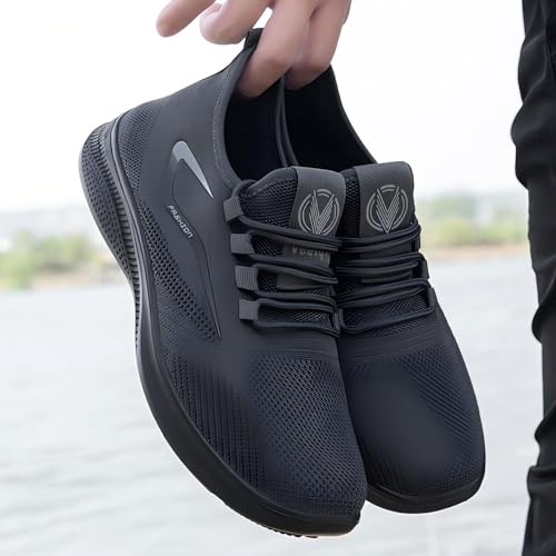 Men’s Lightweight Walking Shoes – Breathable Mesh Slip-On Loafers with Slip-Resistant PU Sole for Work, Travel, and All-Day Comfort4