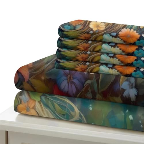 Housse de couette 135x200 avec fermeture éclair parure de lit animaux microfibre facile à laver