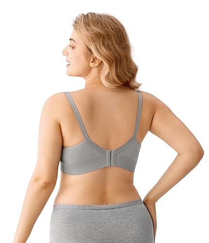 Image of HBselect Women Maternity Bras 5 Pack Nursing Bras for Breastfeeding Seamless Pregnancy Sleep Bralette with Extra Extenders