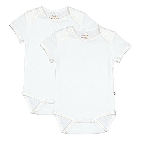 Feetje Body unisex de manga corta de algodón orgánico en paquete de 2 unidades 302.211 Natural: 600. 9 mes Cover