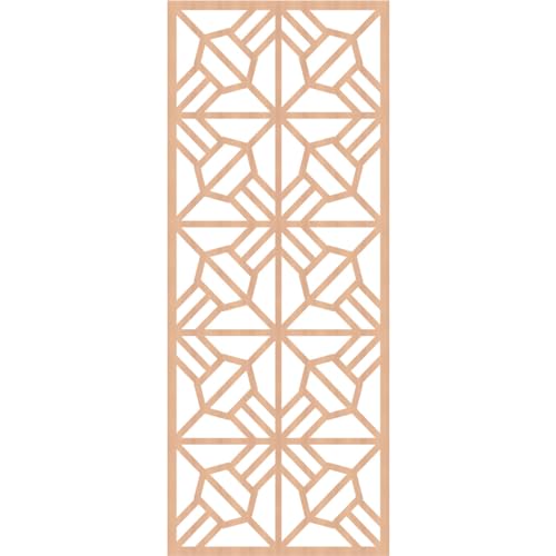 Image of Auburn Decorative Pierced Fretwork Wood Wall Panels, 33 3 /8 inchW x 84 3 /8 inchH x 1 /4 inchT, Alder