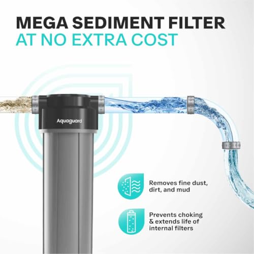 Image of Aquaguard Sure Delight UV+UF 2X Water Purifier | Stainless Steel Tank | 2 Year Filter Life | With Mega Sediment Filter | 6-Stage Purification | Suitable for Municipal Water Only (TDS <200 ppm)