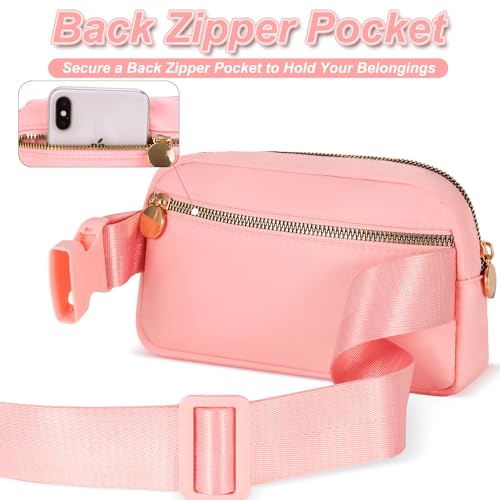 Image of Uygafly Gift for Teen Girls Kids Daughter Her - Birthday Gifts for 3 4 5 6 7 8 9 10 11 12 13 Year Old Girls,Fanny Pack Crossbody Bag Purse Belt Bag Cute Trendy Stuff | Peach,B