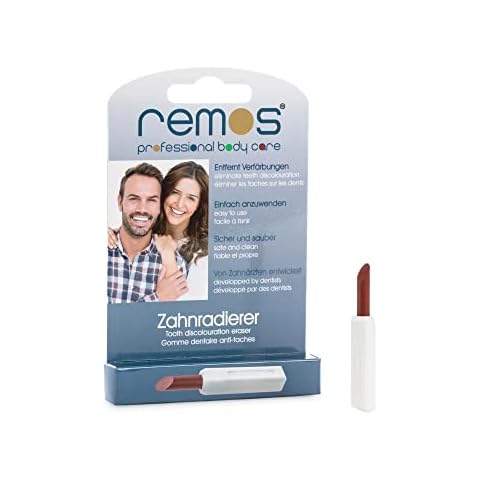 REMOS Tooth Stain Eraser - Polisher for discolourations by Tobacco, Tea, Coffee & Wine Cover