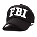 REINDEAR Unisex FBI Law Enforcement Adiustable Hat Baseball Cap US Seller (Black)