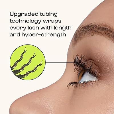 Alleyoop Tubing Mascara Black Lengthening Mascara Tubing Formula, Smudge Proof for Sensitive Eyes, Clean Vegan Lash Definition, Biotin Peptide Infused, Full 8 mL