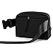 ODODOS Unisex Mini Belt Bag with Adjustable Strap Small Fanny Pack for Workout Running Traveling Hiking, Black