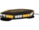 Buyers Products - 8891102 Hexagonal 30 LED Mini Light Bar, Amber/Clear