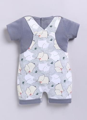 Image of BABY GO 100% Cotton Full Sleeves Dungaree /Overall for Baby Boys and Girls