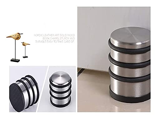 Tope de puerta anticolisión de acero inoxidable que protege tus paredes sin perforar 7