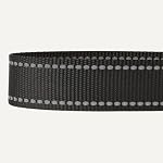 Amazon Basics Reflective Polyester Dog Collar, Adjustable Length 18.5"-29.5", 1.4" W, Quick-Release Buckle for Easy On/Off, Large, Black - Image 4