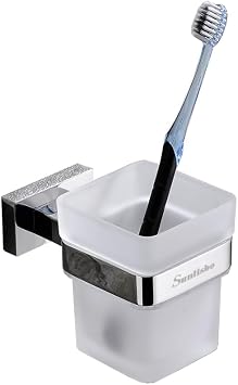 Toothbrush Holders, Wall Mounted Tooth Brushing Holder for Bathroom, Electric Toothbrush Organizer Space Saver