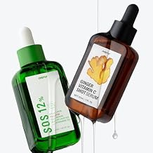 Radiant Rescue 2-Pack | Ginger Extract Vitamin C Shot Serum & Azelaic Acid 10% + Niacinamide 2% Serum | Hyperpigmentation & Redness Relief | 30 mL 2 Bottles
