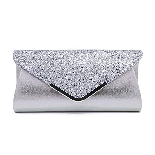 KALAIEN Envelope Clutch Purses for Women Glitter Evening Bag Handbags For Wedding and Party