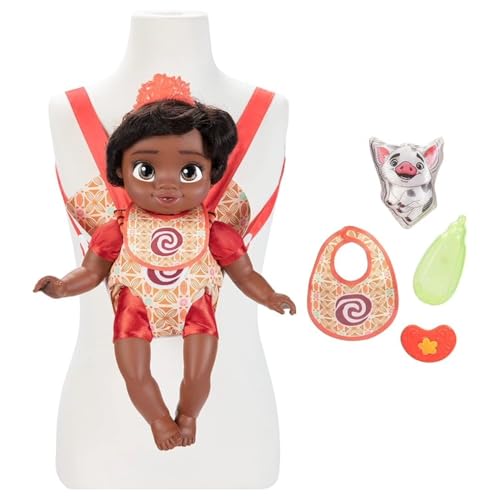 Disney Princess Moana Baby Doll Deluxe with Carrier & Accessories