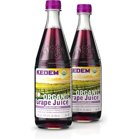 Kedem Organic 100% Grape Juice 22oz (2 Pack) Cover