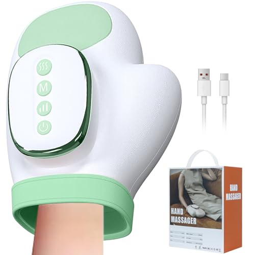 TSDRBWO Hand Massager with Heat,360°Airbag Compression for Wrist & Fingers,3 Modes 3 Intensities,Hand Massagers for Arthritis and Carpal Tunnel & Pain Relief,Gifts for Men,Women