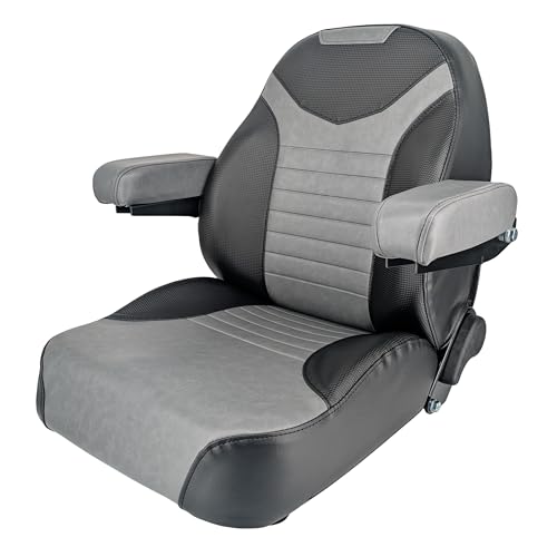 Keystone Seats Comfort Plus HIGH-BACK Mower Seat – 1 YEAR WARRANTY – Fits Scag, Ferris, Hustler, Gravely, Bad Boy, Kubota, Toro, Toyota, Hyster, Yale, Zero-Turn Mowers, Tractors & Forklifts