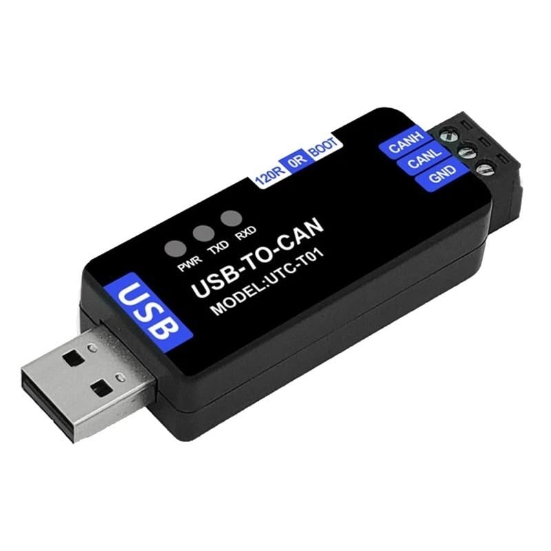USB to CAN Module Analyzer Adapter, Portable CAN Bus Debugging Assistant