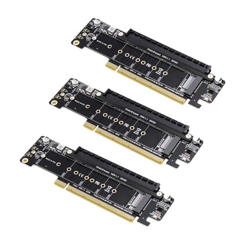 3X Scheda di Estensione Splitter Canali PCIE 4.0 8+4+4Hyper Ultra Quad VROC M.2 di della Porta NVMe