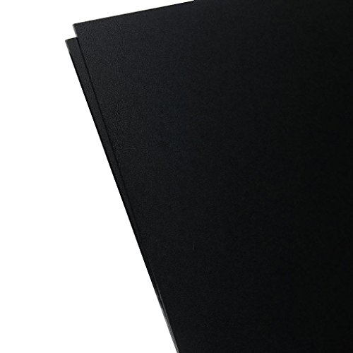 Lámina Kydex 0.080 pulg negra 12x12 2 unidades miniatura 1