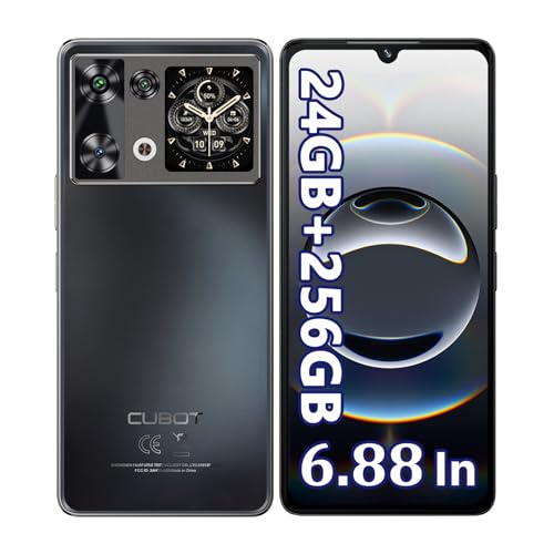 CUBOT P90 Smartphone Ohne Vertrag Android 15, 24GB RAM+256GB ROM Handy Ohne Vertrag G100, 6.88\" 120Hz Display Simlockfreie Handys, 1.72\" Hinterer Touchscreen, 64MP, 5100mAh, NFC/Face ID/Fingerabdruck CUBOT P90 Smartphone Ohne Vertrag Android 15, 24GB RAM+256GB ROM Handy Ohne Vertrag G100, 6.88\" 120Hz Display Simlockfreie Handys, 1.72\" Hinterer Touchscreen, 64MP, 5100mAh, NFC/Face ID/Fingerabdruck