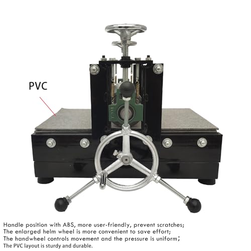 Preasion L300032FBA Etching Press Machine Etching Printing Press Printmaking Letterpress Machine Printmaking Rubbing Machine Plaster Wood Paper Slab Roller Size: 28 * 10Cm thumb #1