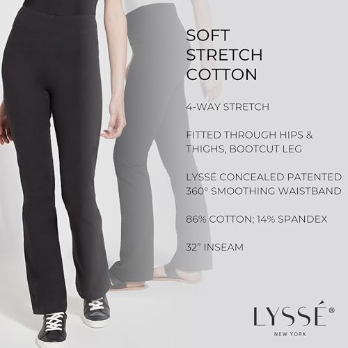 Lyssé Women's Tara Cotton Bootcut4