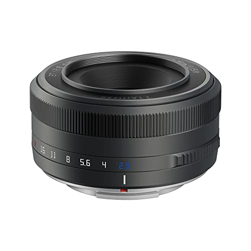 Image of TTartisan 27mm F2.8 Autofocus Lens, Compatible with Fuji X-Mount Cameras XS10 X-A5 X-A7 X-M1 X-M2 X-E4 X-T1 X-T10 X-T2 X-T20 X-T3 X-T4 X-T100 X-T200 X-T30 X-Pro1 X-Pro2 X-Pro3 X-E1 (Titanium)