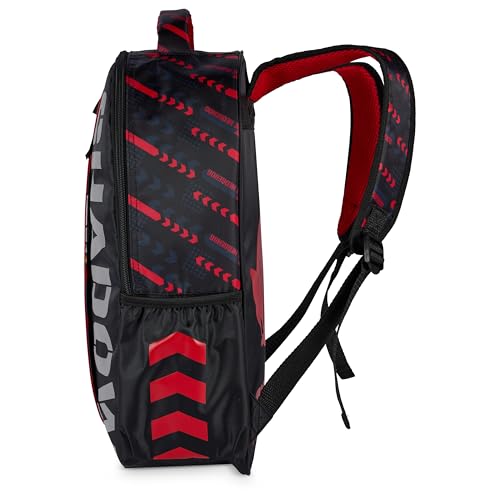 Image of AI ACCESSORY INNOVATIONS Sonic The Hedgehog Backpack for Boys & Girls, Shadow 16 Inch Schoolbag with Reflective Ink, Black
