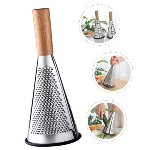 Rallador cónico vertical de acero inoxidable con mango miniatura 3
