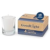 GoodLight Paraffin-free Votive Candles (15-Hour) - Pack of (32)