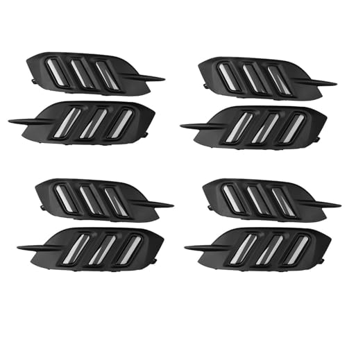 Cwmiibili 8X Car LED DRL Daytime Running Lights Rear Bumper Brake Light Tail Light Fog Lamp for 10Th Gen 2016-2019