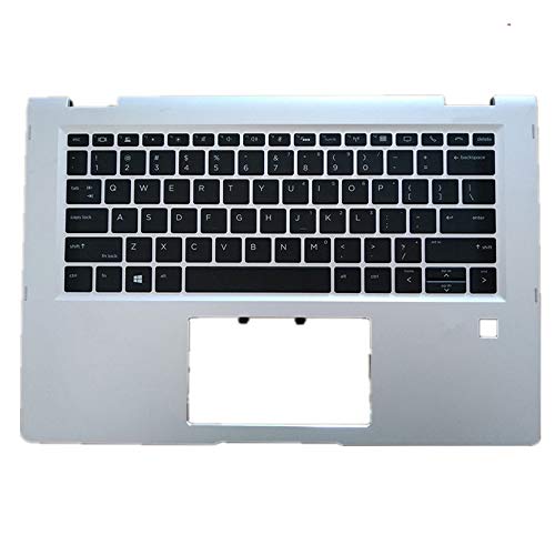 Clavier d'ordinateur portable et coque C HP EliteBook x360 1030 G2 argent contre l'usure