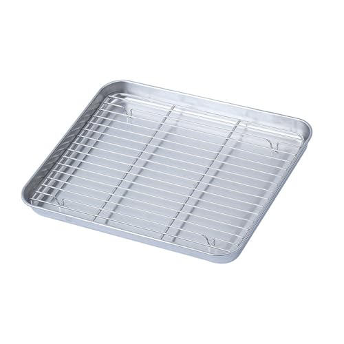 Plaque de cuisson en acier inoxydable grand modèle avec support de cuisine - 3